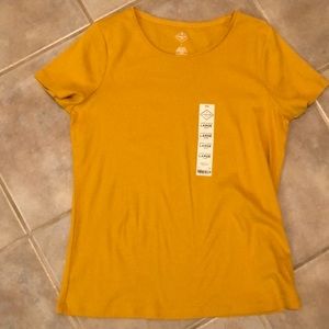 St. John’s Bay short sleeve top new with tags large crew